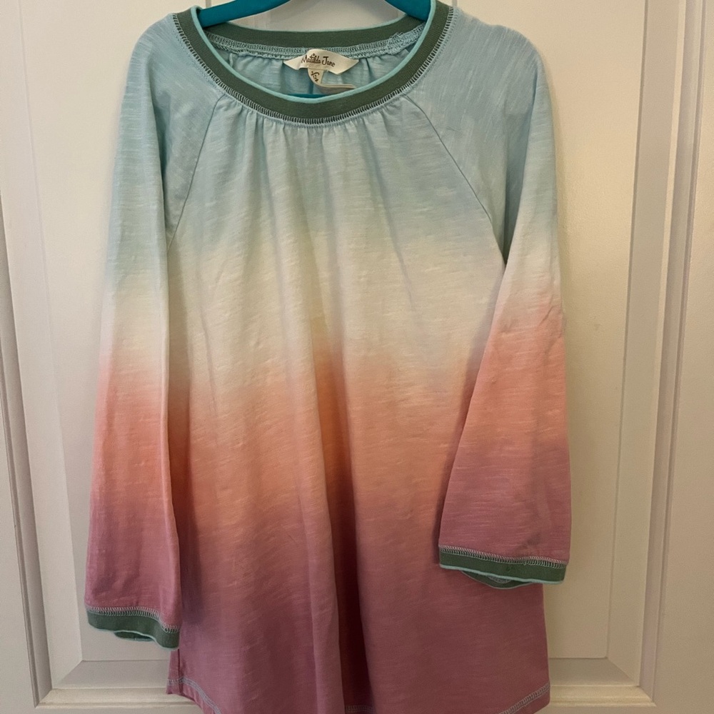Matilda Jane Just Imagine Lillian Girls Ombre Top Size 12 NWOT